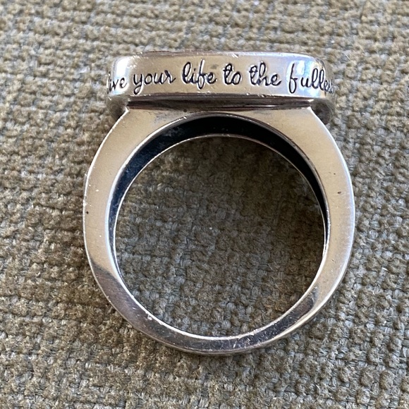 Silpada Leather Inspiration Ring Size 10. R 2023 - Picture 5 of 8